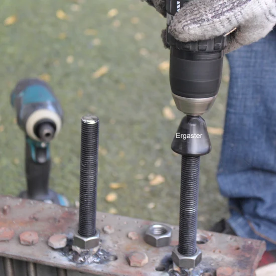 硬化鋼ボルトのネジ山のバリ取りに最適なツール