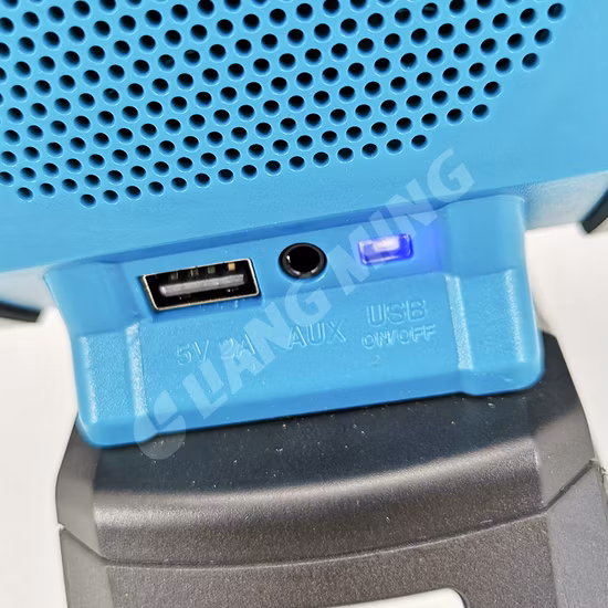 18V/20V リチウム電池を搭載した電動工具用ワイヤレス Bluetooth スピーカー